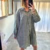 Robe chemise CHARLOTTE - Kaki – Image 2