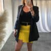Jupe short GINA - Jaune – Image 3