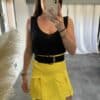 Jupe short GINA - Jaune