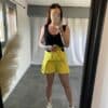 Jupe short GINA - Jaune – Image 2
