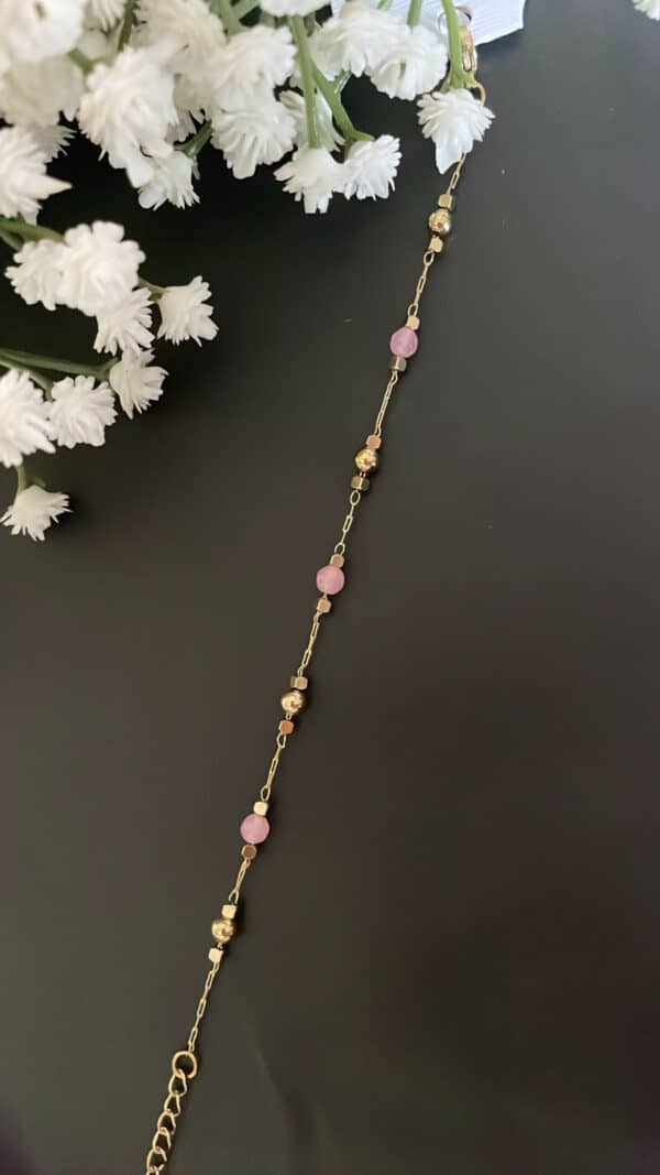 Bracelet Perle Rose