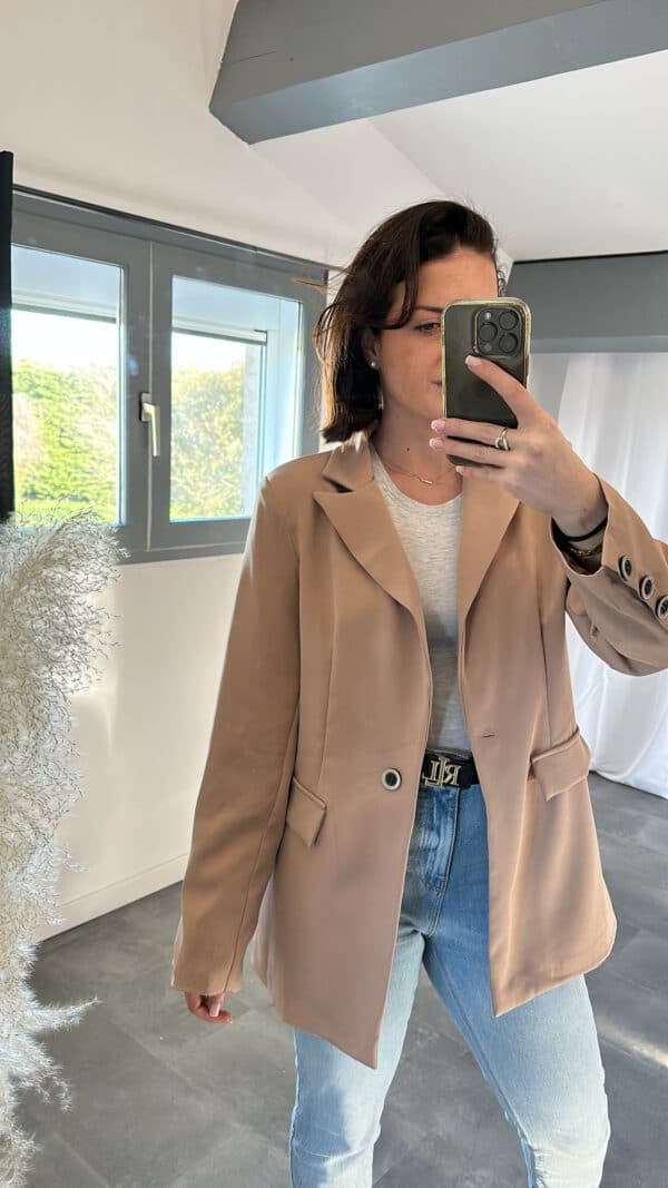 Veste Blazer CLOE - Camel – Image 2