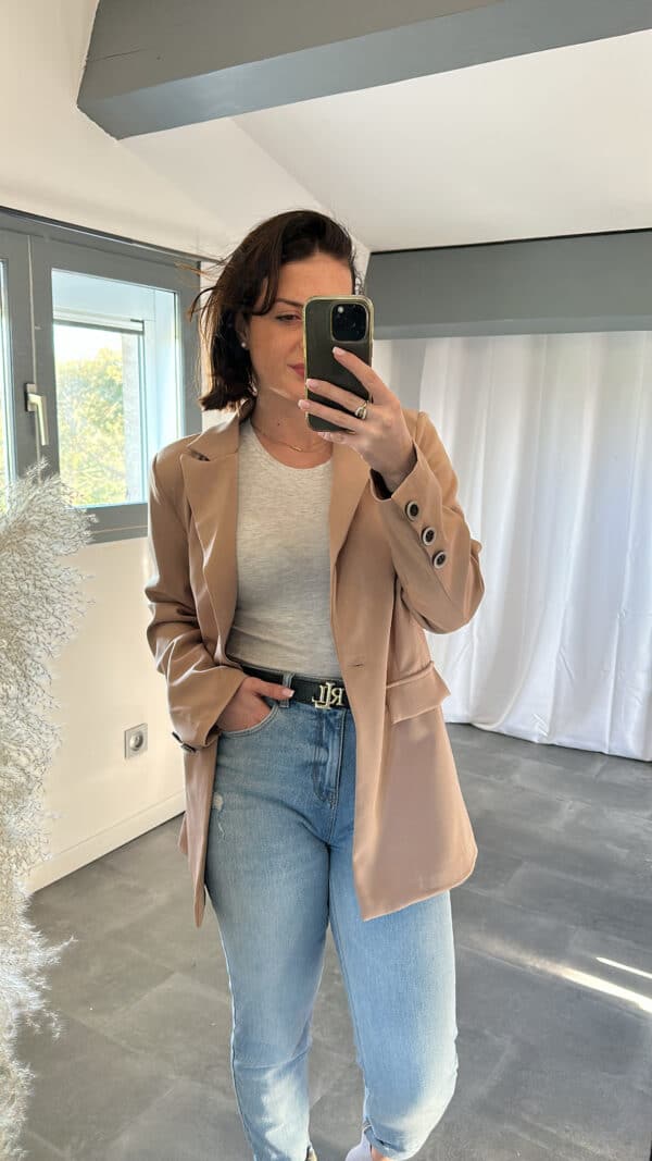 Veste Blazer CLOE - Camel – Image 3