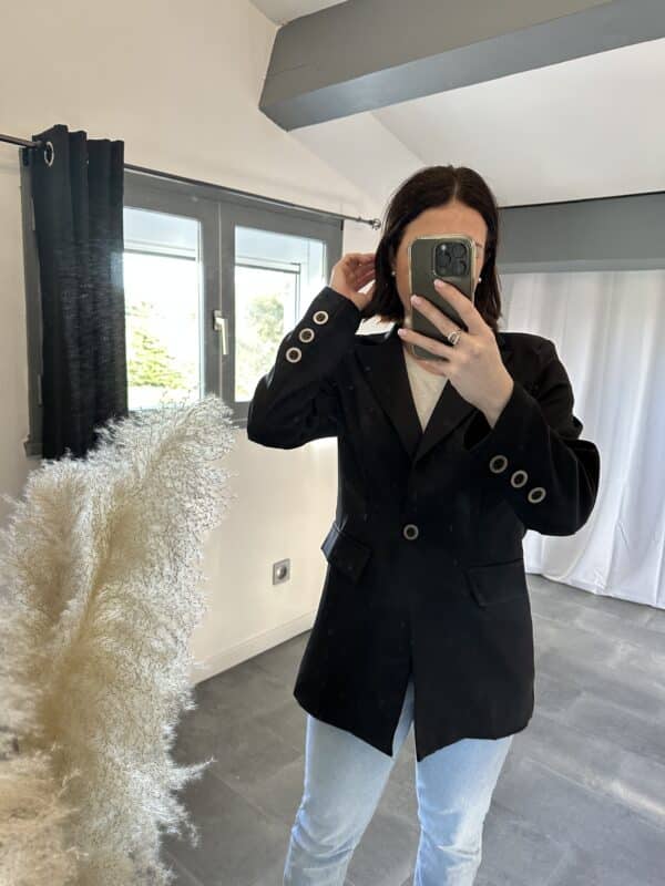 Veste Blazer CLOE - Noire – Image 3