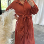 Robe Chemise LILOU - Saumon