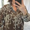 Chemise bohème EVA - Marron – Image 2
