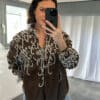 Chemise bohème EVA - Marron