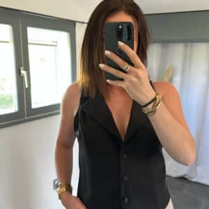 Haut de blazer SOLINE -Noir