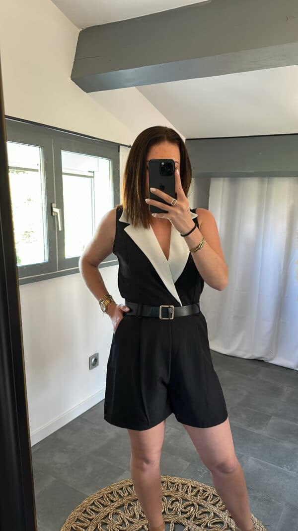 Combi-short NINA - Noir