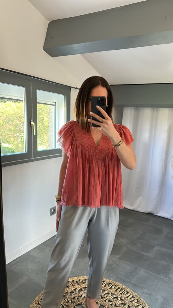 Tee-shirt POEMA - Blush – Image 3