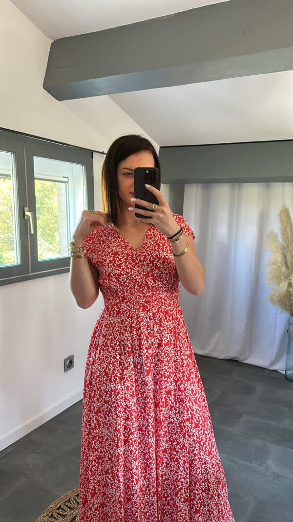 Robe IGALA - Rouge – Image 4