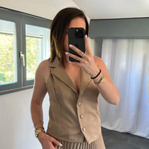 Haut de blazer SOLINE - Camel