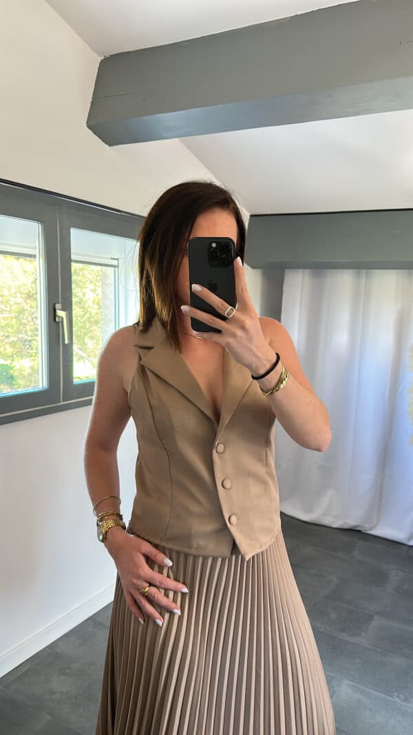 Haut de blazer SOLINE - Camel