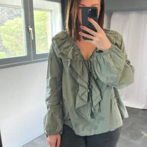 Chemise SAORI - Kaki