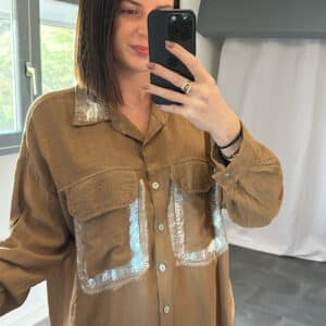 Chemise ANETTE - Camel