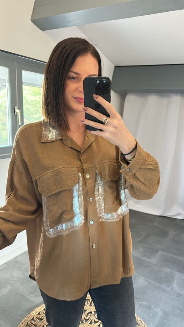 Chemise ANETTE - Camel