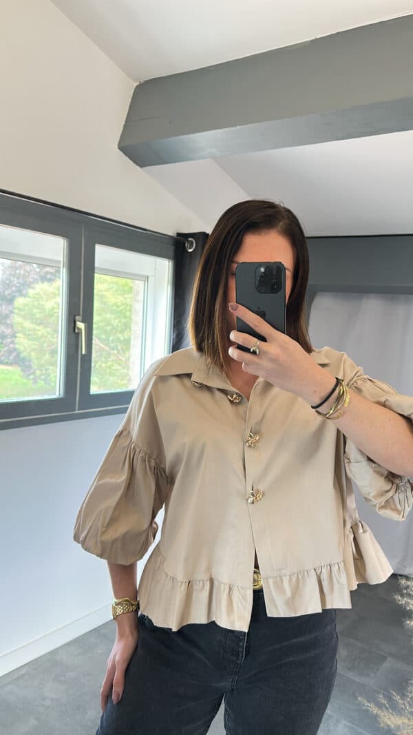 Chemise CELIA - Taupe